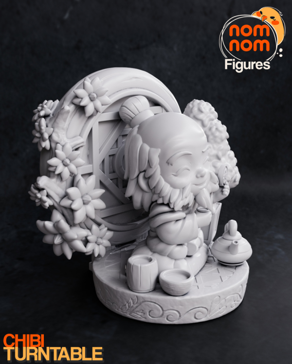 Figurine avatar le dernier maitre de l'air a peindre figurine iroh a peindre Avatar maitre du feux netflix anime manga childhood enfance