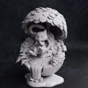 figurine mew pokémon a peindre figurine nintendo a peindre jeux video anime serie chilhood enfance