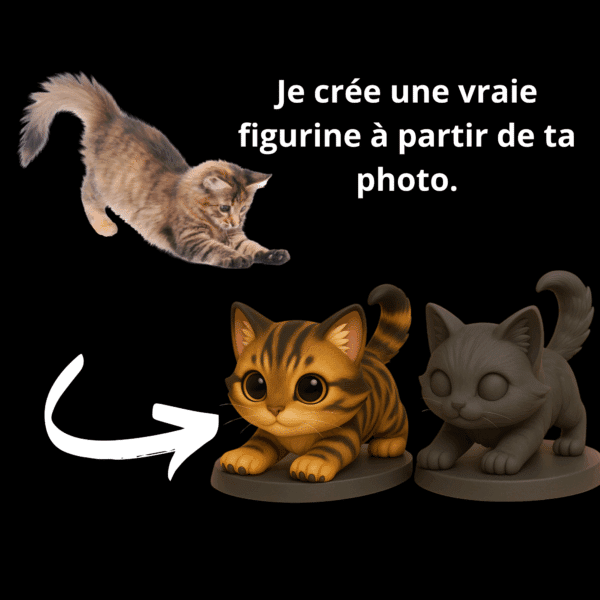 figurine personnalisée animal de compagnie chat