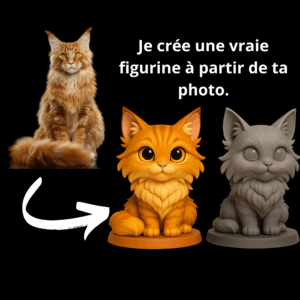 figurine personnalisée animal de compagnie chat