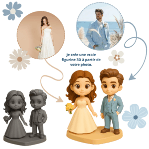 figurine personnalisée de chien style cartoon imprimée en 3d (copie)