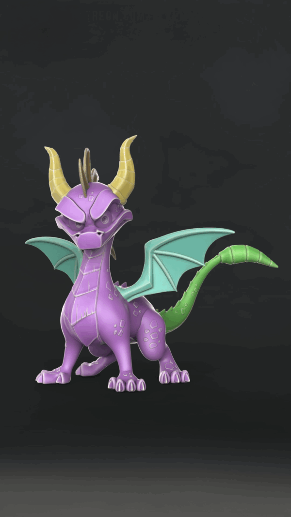 figurine-a-peindre-spyro-spyro-the-dragon-jeux-video old