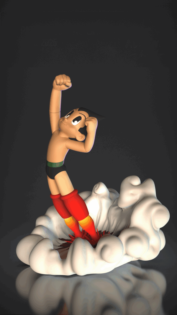 Figurine astroboy a peindre anime manga astroboy pluto chilhood anime retro