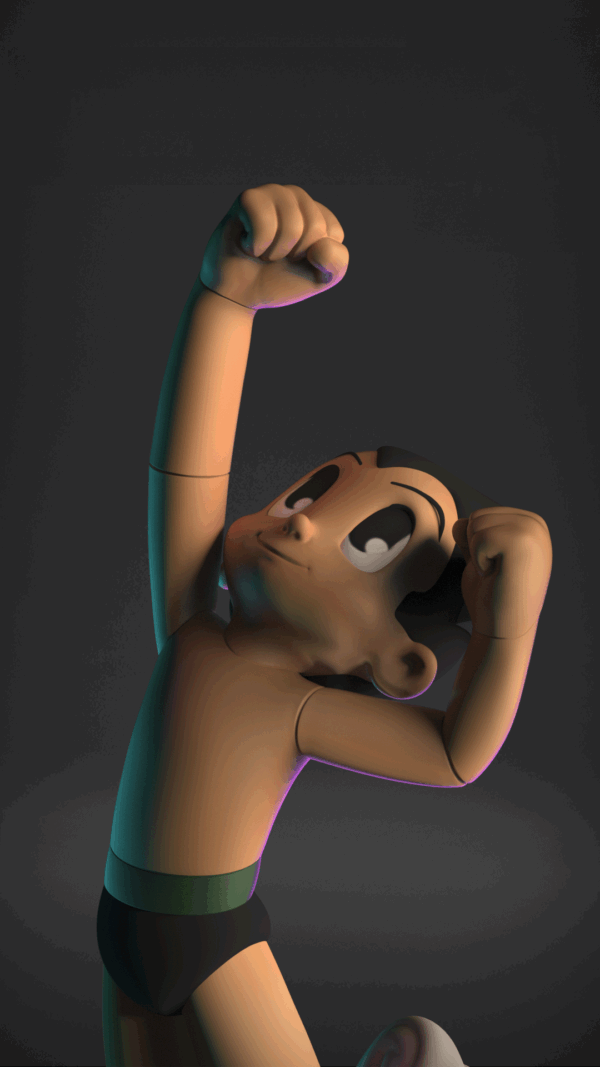 figurine astroboy à peindre