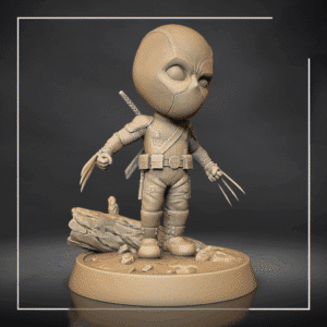 Figurine deadpool a peindre figurine marvel a peindre figurine film figurine comics marvel