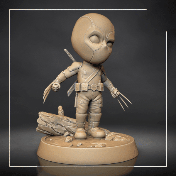 Figurine deadpool a peindre figurine marvel a peindre figurine film figurine comics marvel