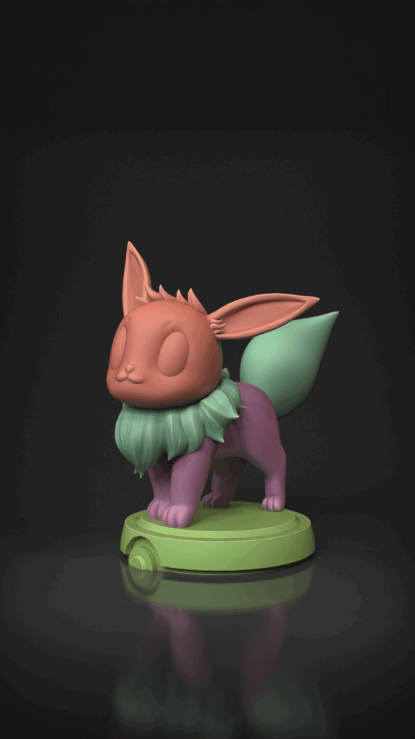 Figurine Évoli à peindre figurine pokemon a peindre anime manga jeux video