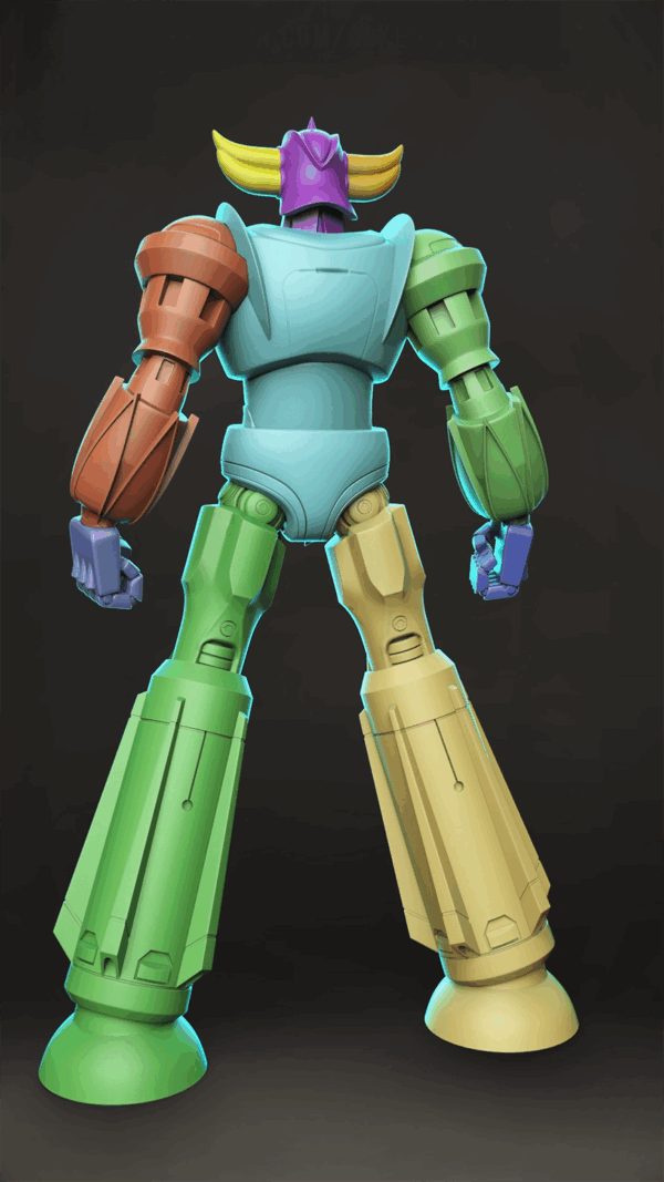 Figurine Goldorak a peindre Figurine retro Figurine mecha a peindre