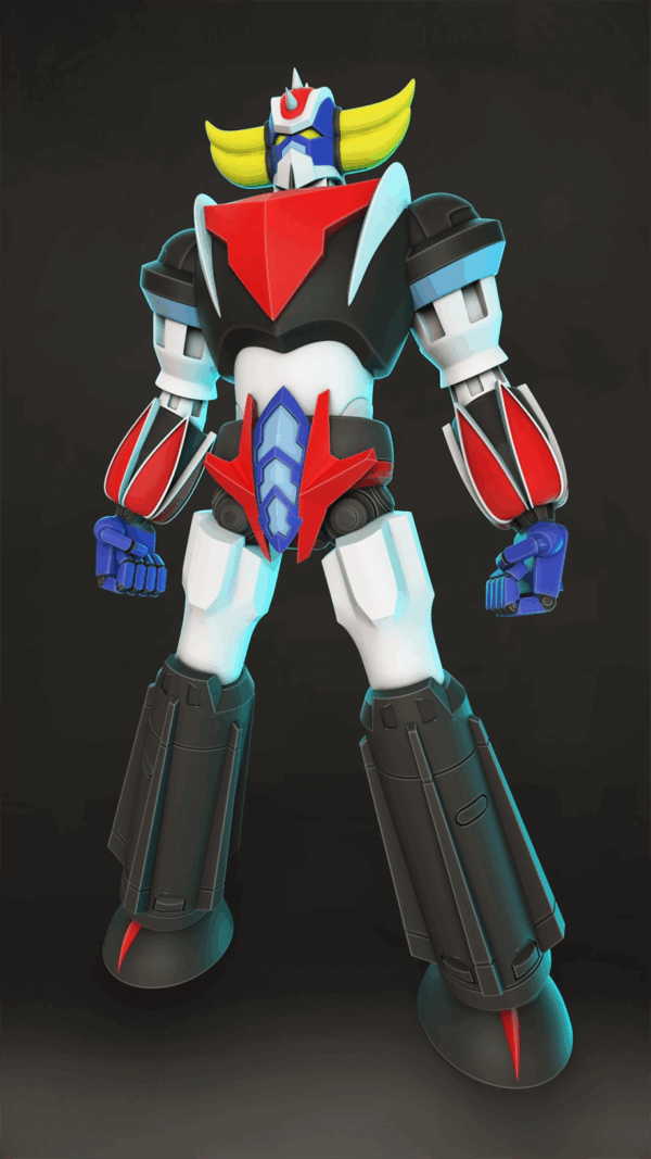Figurine Goldorak a peindre Figurine retro Figurine mecha a peindre