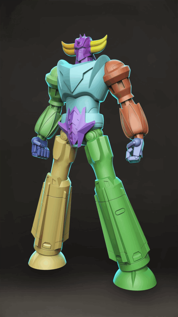 Figurine Goldorak a peindre Figurine retro Figurine mecha a peindre
