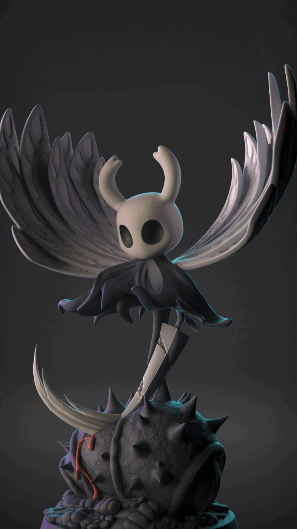 Figurine Hollow Knight a peindre jeux video indie