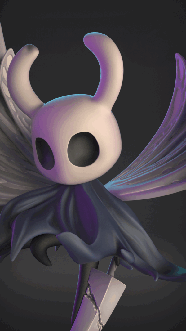 Figurine Hollow Knight a peindre jeux video indie