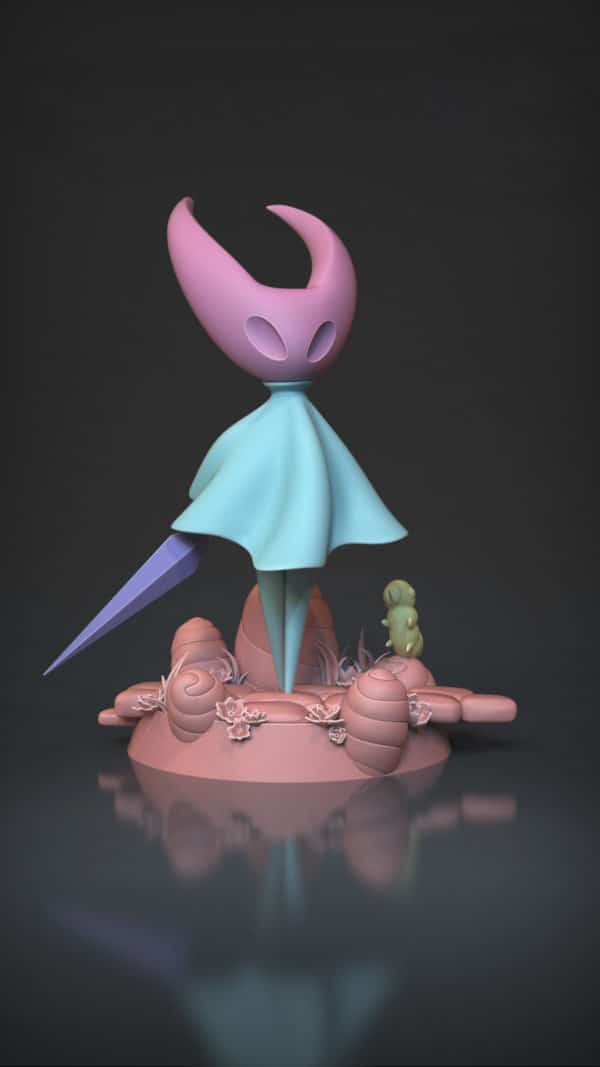 Figurine Hornet a peindre figurine jeux video figurine hollow knight jeux video indie game