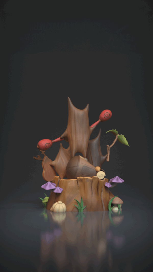 Figurine Korugu a peindre figurine zelda a peindre figurine jeux video noix korugu arbre mojo