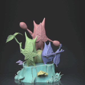 Figurine Korugu a peindre figurine zelda a peindre figurine jeux video noix korugu arbre mojo