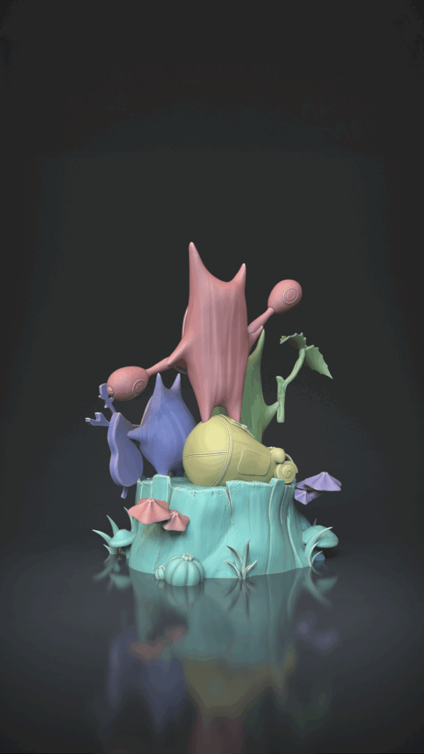 Figurine Korugu a peindre figurine zelda a peindre figurine jeux video noix korugu arbre mojo