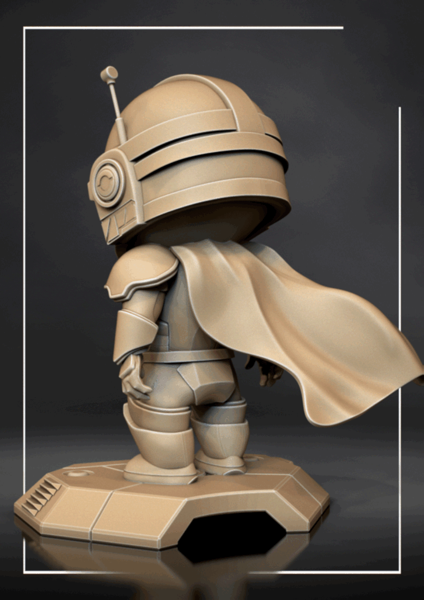 Figurine Mandalorian a peindre Figurine star wars a peindre the mandalorian