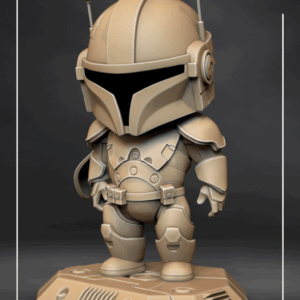 Figurine Mandalorian a peindre Figurine star wars a peindre the mandalorian