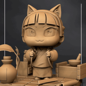 Figurine Maomao a peindre manga anime les carnets de l'apothicaire