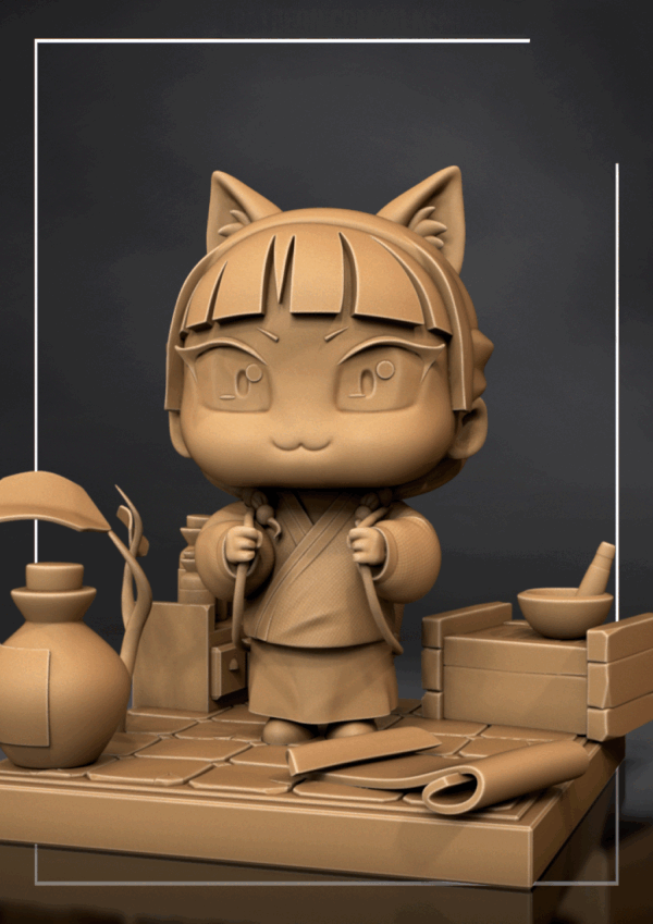 Figurine Maomao a peindre manga anime les carnets de l'apothicaire