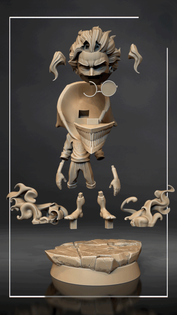 Figurine Okarun a peindre Figurine Dandadan a peindre anime netflix manga
