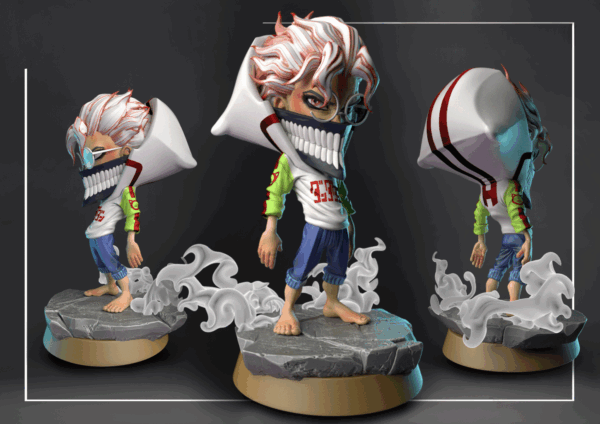 Figurine Okarun a peindre Figurine Dandadan a peindre anime netflix manga