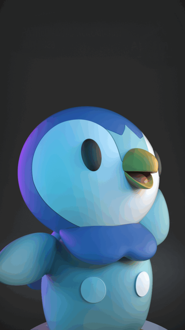 Figurine Tiplouf a peindre figurine pokemon a peindre pokemon anime child