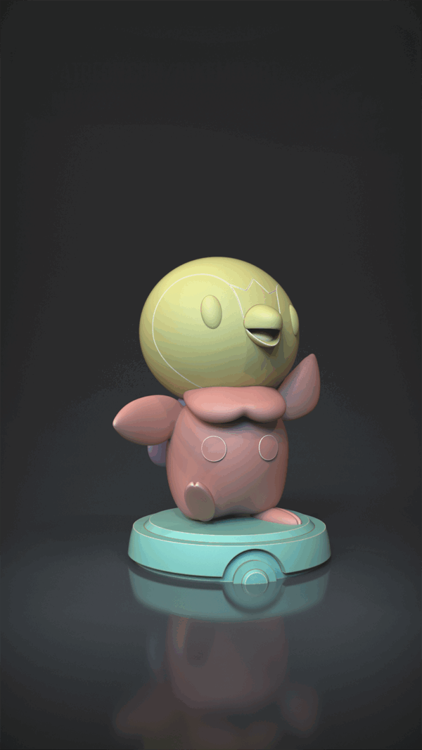 Figurine Tiplouf a peindre figurine pokemon a peindre pokemon anime child