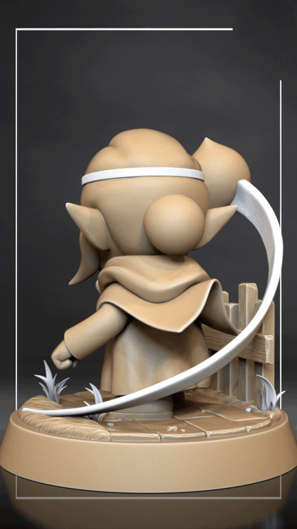 Figurine Zelda a peindre Retro gaming jeux emblematique figurine jeux video zelda tears of the kinfdom zelda breath of the wild