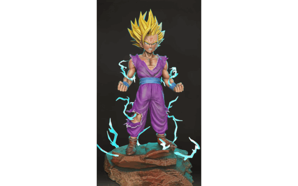 Figurine Gohan SSJ2 a peindre figurine Dragon ball DBZ gohan super saiyan 2 anime manga
