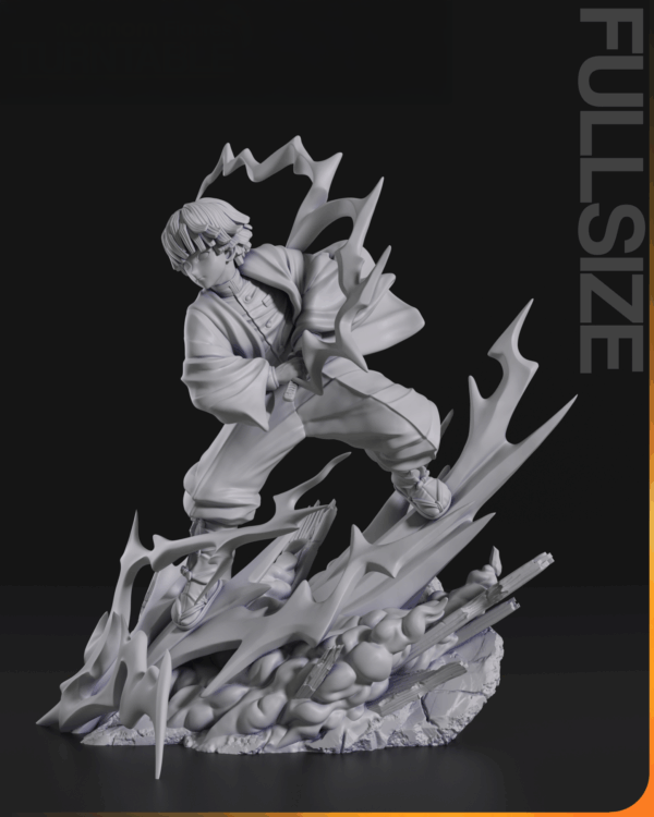 figurine zenitsu a peindre figurine demon slayer figurine anime manga