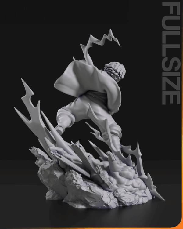 figurine zenitsu a peindre figurine demon slayer figurine anime manga