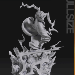 figurine zenitsu a peindre figurine demon slayer figurine anime manga