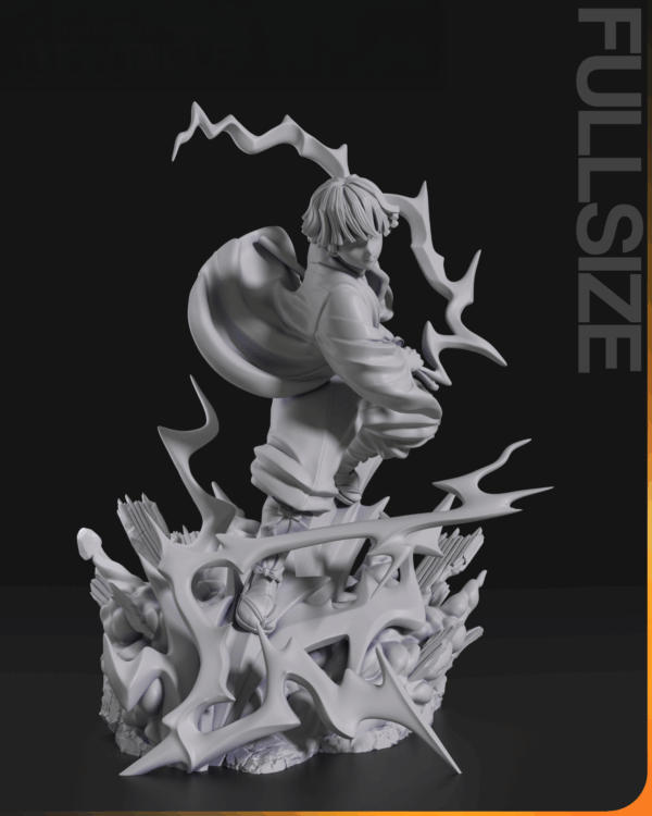 figurine zenitsu a peindre figurine demon slayer figurine anime manga