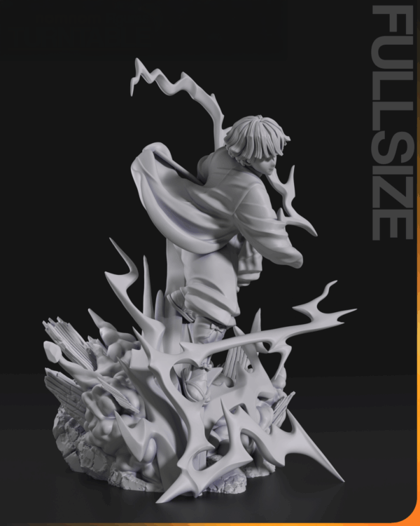 figurine zenitsu a peindre figurine demon slayer figurine anime manga